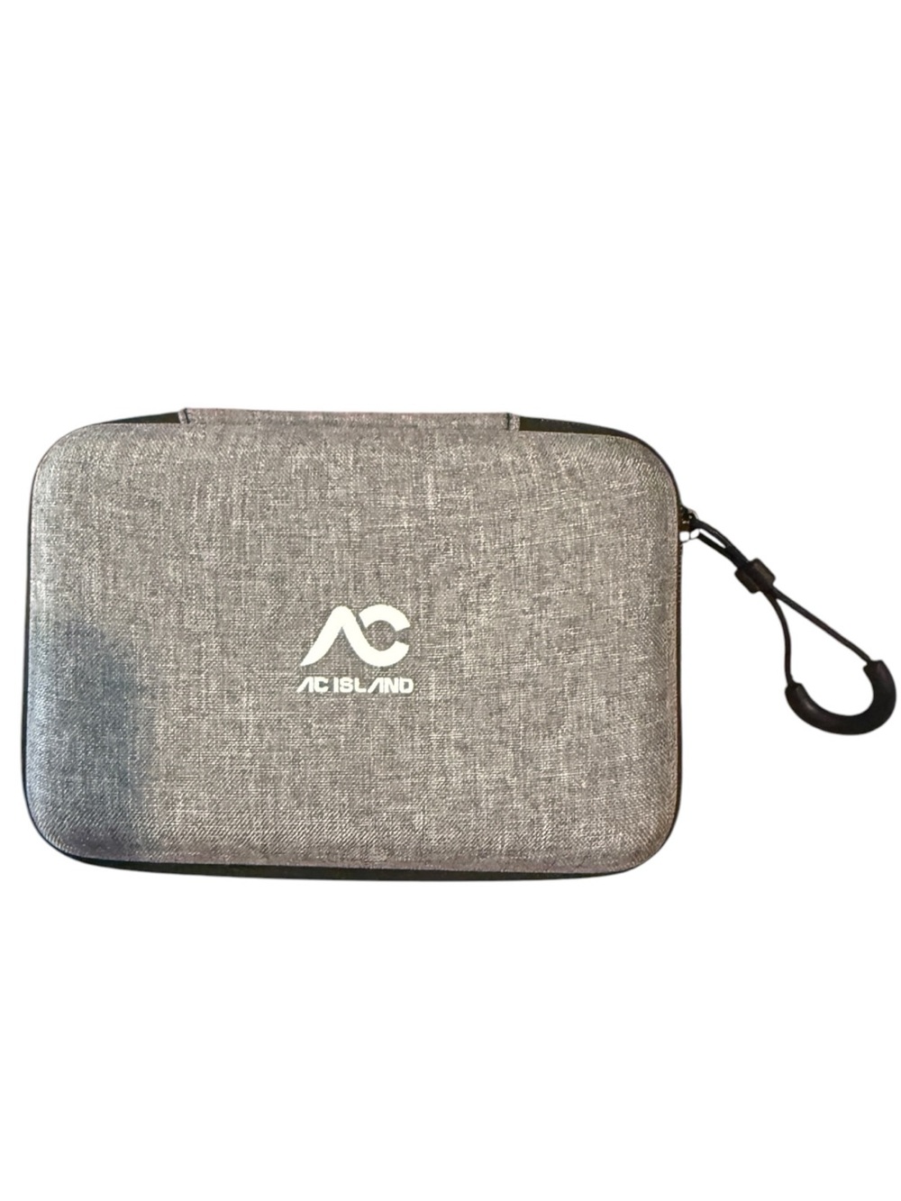 AC ISLAND Wireless Charger Hardshell Zippered Electronic Travel Case EUC